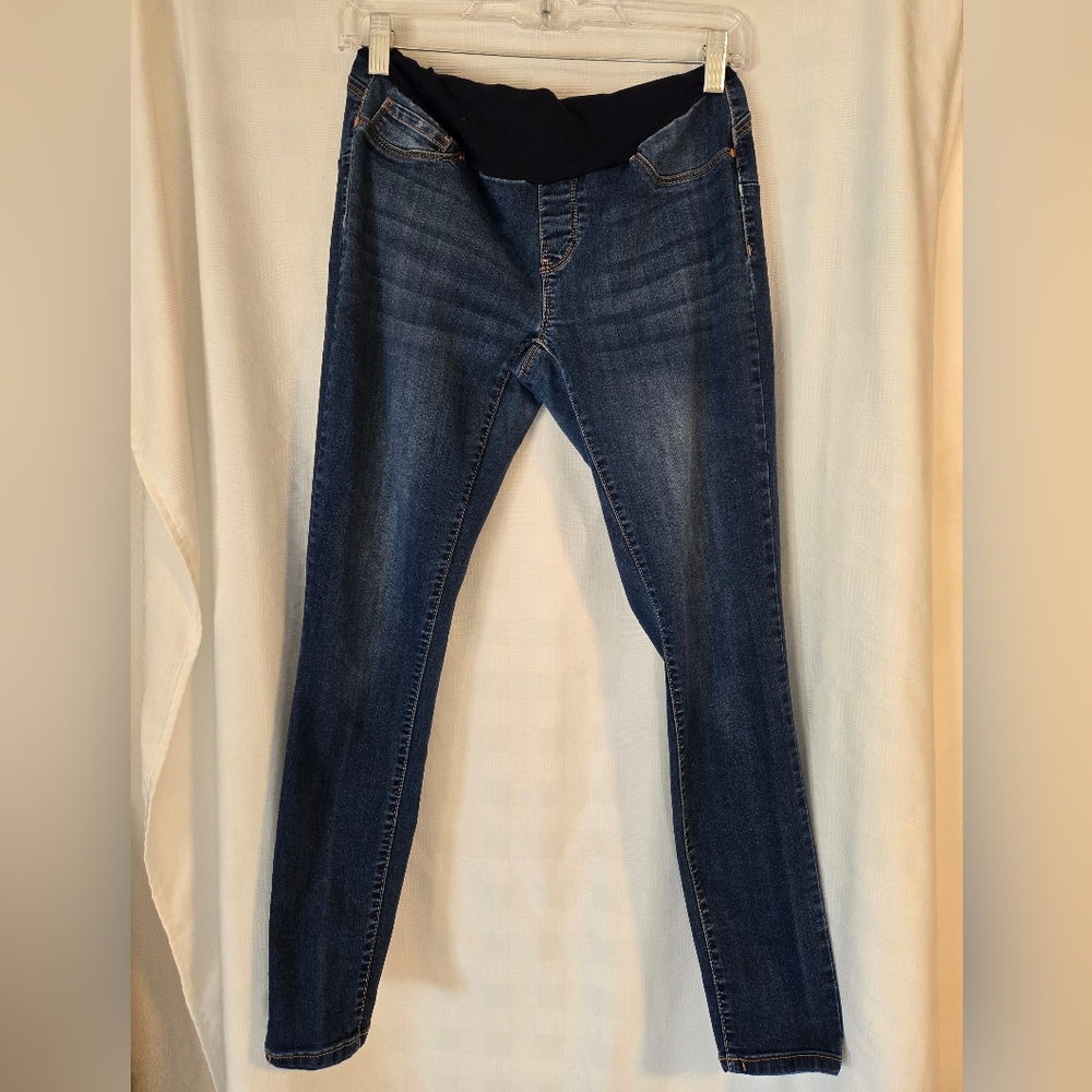 Stylish Dark Blue Women's Materniy Jeggings